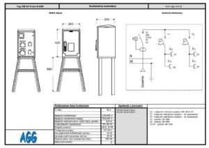 Rozdzielnica budowlana RB-24-K wer. B
