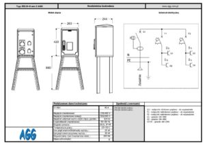 Rozdzielnica budowlana RB-24-K wer. C