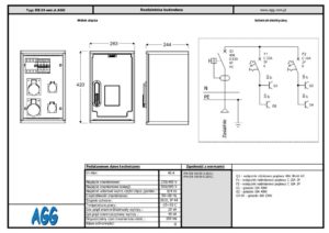 Rozdzielnica budowlana RB-24 wer. A