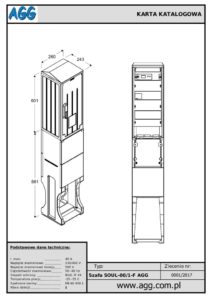 Szafa oświetlenia ulicznego SOUL-00/1-F