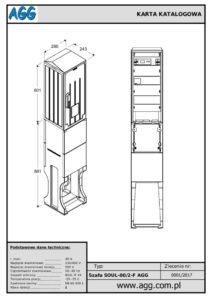 Szafa oświetlenia ulicznego SOUL-00/2-F