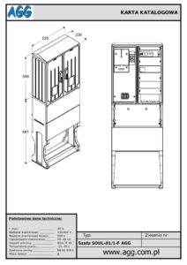 Szafa oświetlenia ulicznego SOUL-01/1-F