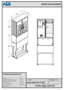 Szafa oświetlenia ulicznego SOUL-01/2-F