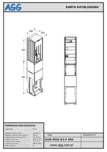 Szafa oświetlenia ulicznego SOUL-0/1-F