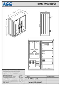 Szafa oświetlenia ulicznego SOUL-1/1-S