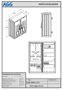 Szafa oświetlenia ulicznego SOUL-1/2-S