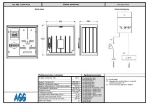 Szafa pomiarowa SZP 116 44 S4 LZ