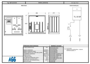 Szafa pomiarowa SZP 116 44 S4