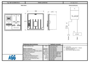 Szafa pomiarowa SZP 116 OW44 S4 LZ