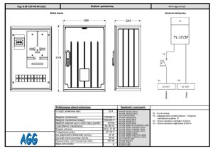 Szafa pomiarowa SZP 135 46 S4 2XLZ