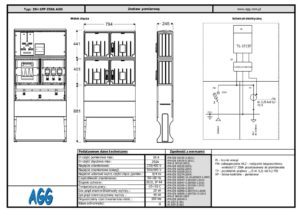 Szafa pomiarowa ZK+1PP 250A AGG