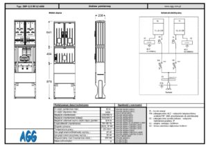 Szafa pomiarowa ZKP-2/2 8V LZ AGG