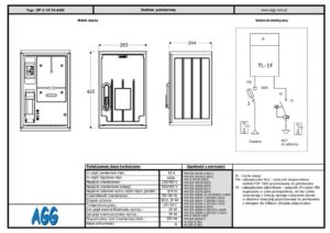Szafa pomiarowa ZP-1-1F 24 AGG
