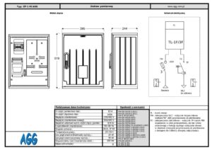 Szafa pomiarowa ZP-1 45 AGG