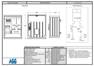 Szafa pomiarowa ZP-1 45-S AGG