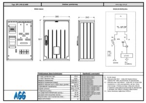 Szafa pomiarowa ZP-1 46 LZ AGG